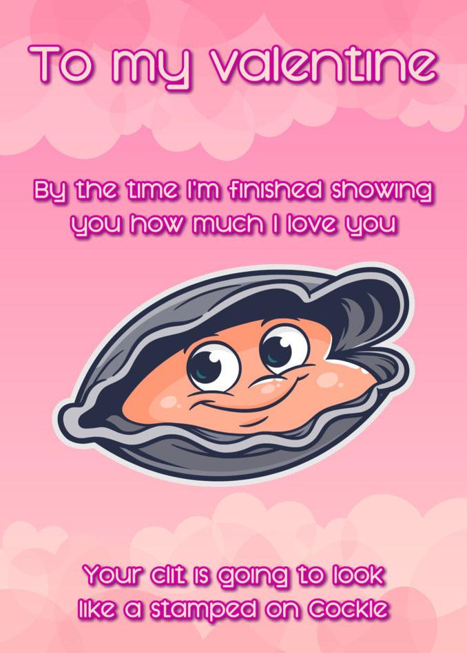 Twisted Gifts is offering a hilarious twist on Valentine's day with their Cockle Funny Valentine's Card.