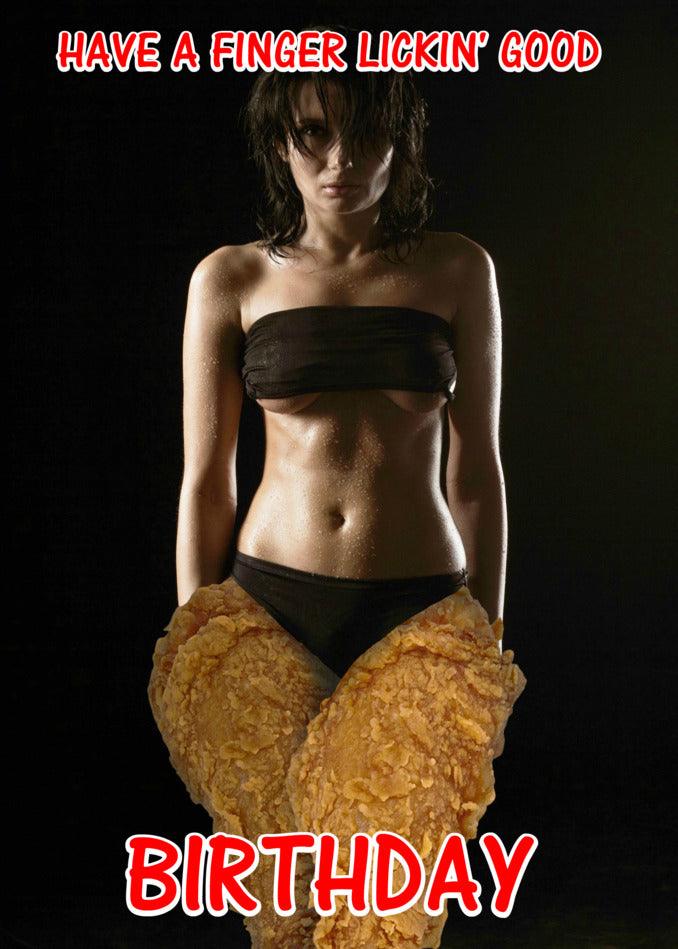 Have a fantastic Twisted Gifts Finger Licking Funny Birthday Card birthday.