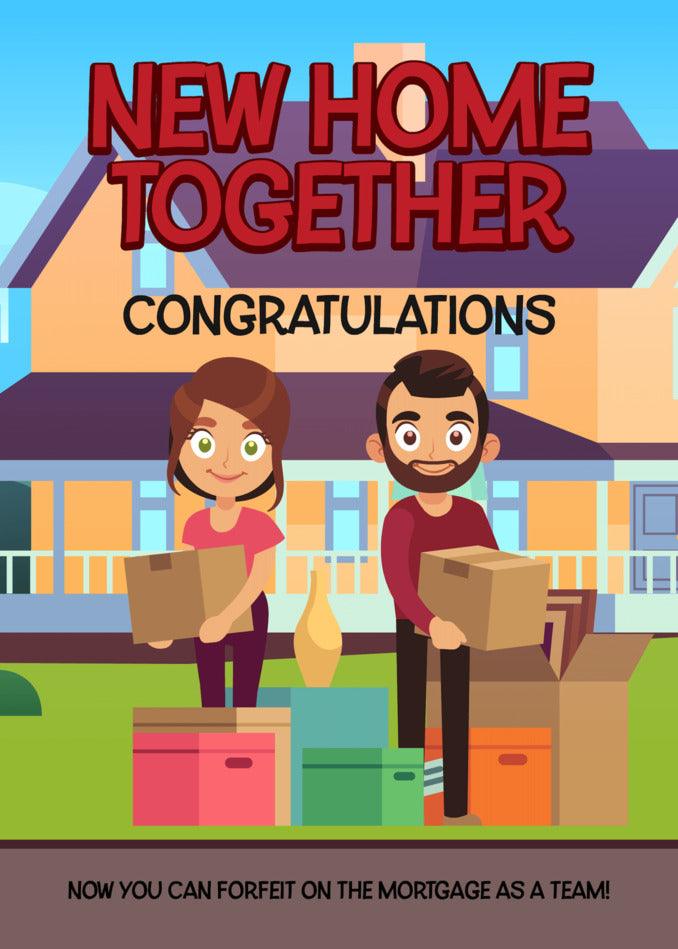 Twisted Gifts' Forfeit Funny Congratulations Card.