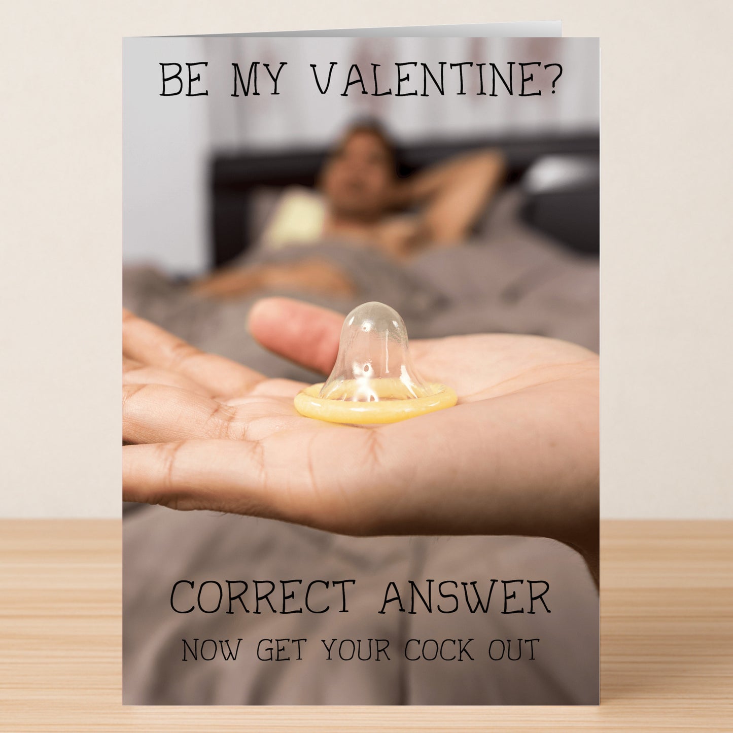 The Correct Answer Rude Valentine's Card by Twisted Gifts features a cheeky, bold design with a playful message—perfect for anyone who appreciates naughty humor on Valentine’s Day.