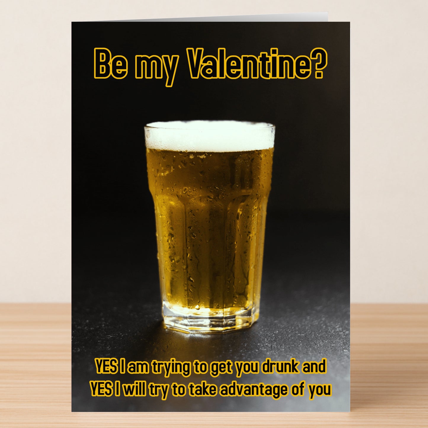 The Get You Drunk Him Rude Valentine's Card by Twisted Gifts features a playful beer photo and cheeky message—ideal for anyone with a mischievous sense of humor.