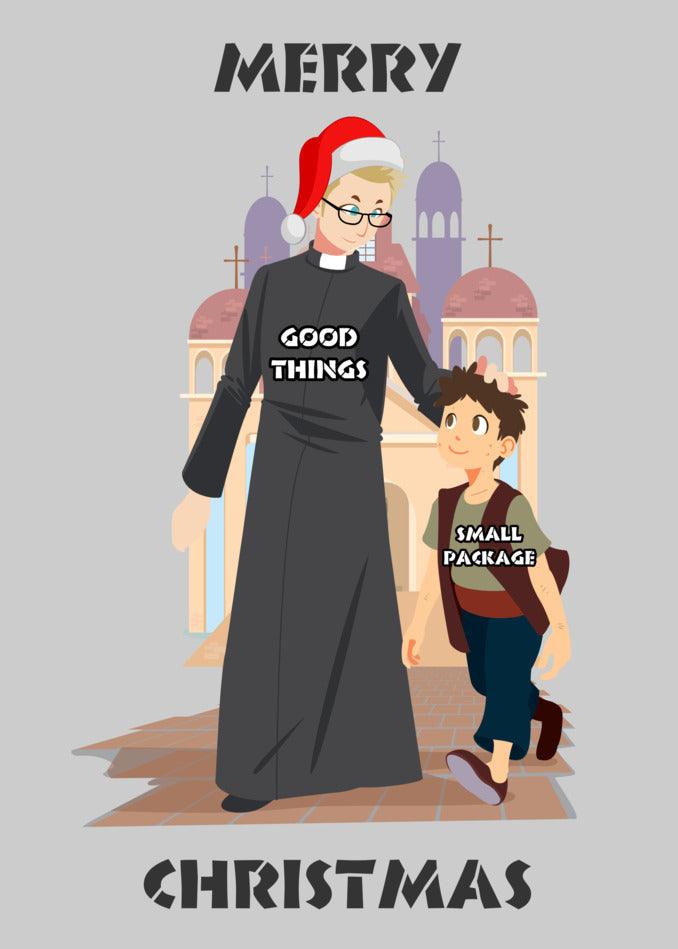 Twisted Gifts Good Things Rude Christmas Card - Funny!