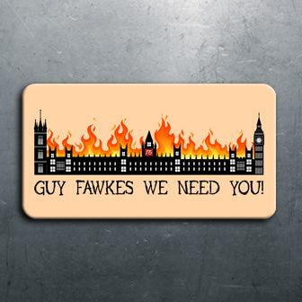 Guy Fawkes Magnet - Twisted Gifts