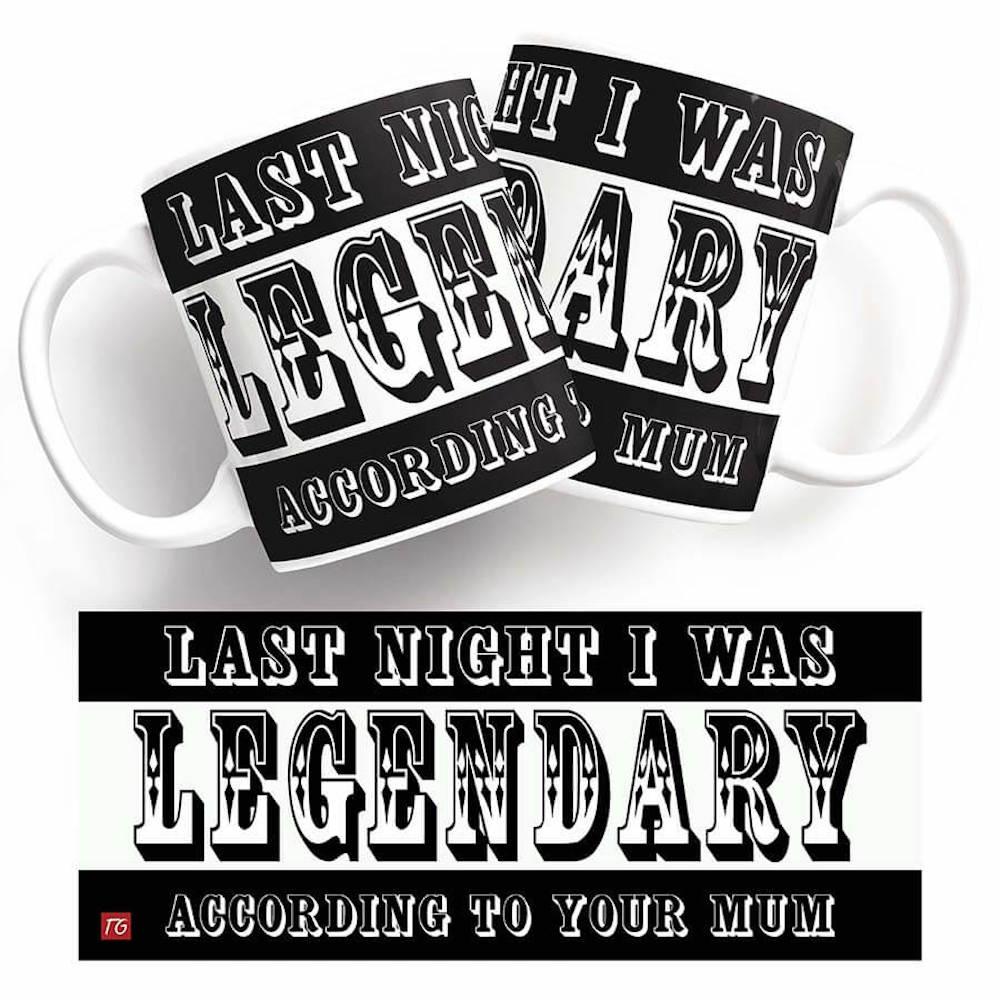 Last night I received a Legendary Mug from Twisted Gifts.