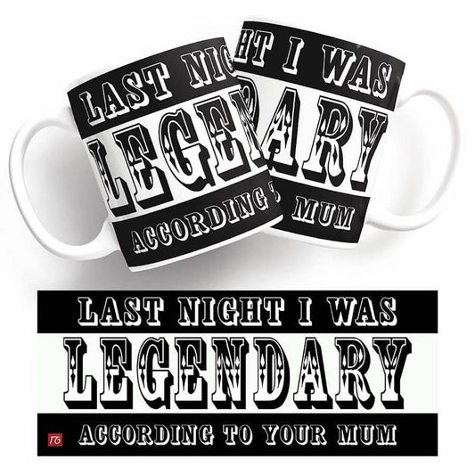 Last night I received a Legendary Mug from Twisted Gifts.