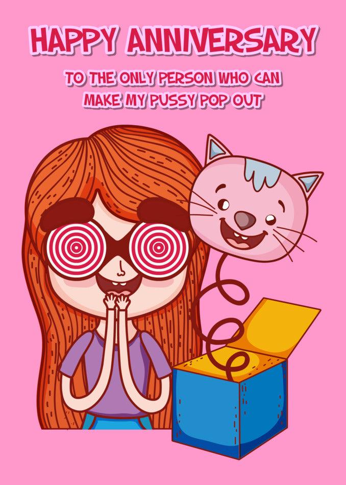 Happy anniversary to the one who can make my Twisted Gifts' Pop Out Funny Anniversary Card hilarious.
