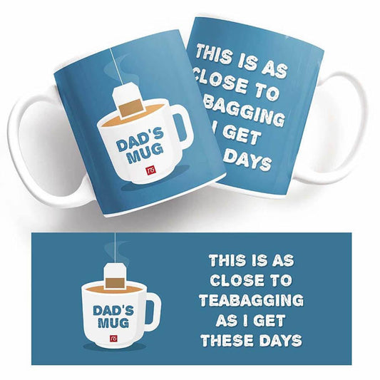 A Twisted Gifts Teabagging Mug with the words "this is not to teabagging these days" - a funny and unique Alien V Predator design.