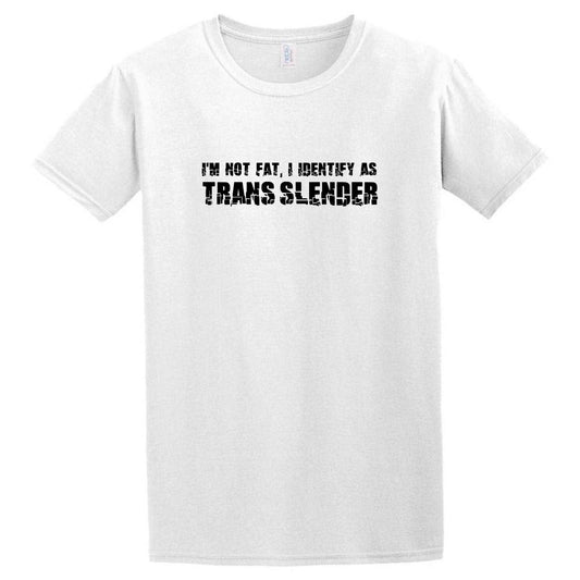 Trans Slender funny t-shirt | white | uk & online