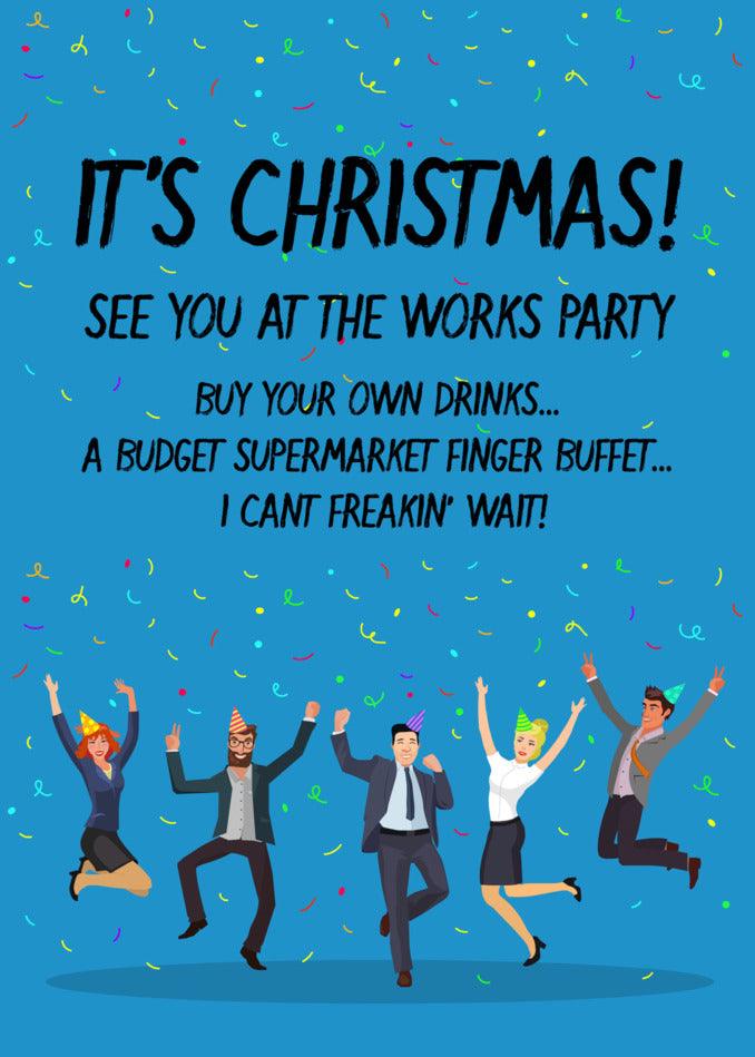 Join us for a twist on the traditional Christmas party at the Twisted Gifts party, filled with Works Party Funny Christmas Cards and festive cheer.