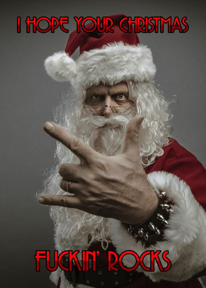 I hope your Christmas amuses with Twisted Gifts' Xmas Rocks Funny Christmas Card.