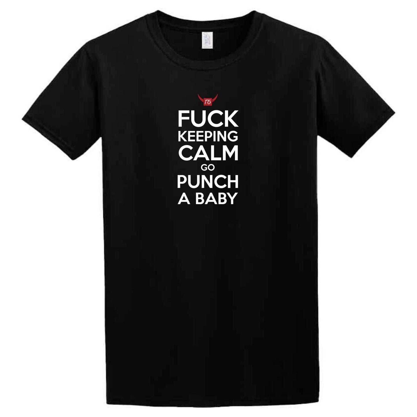 A Twisted Gifts Punch A Baby T-Shirt.
