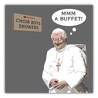 Pope John Paul II - Twisted Gifts Buffet Coaster.