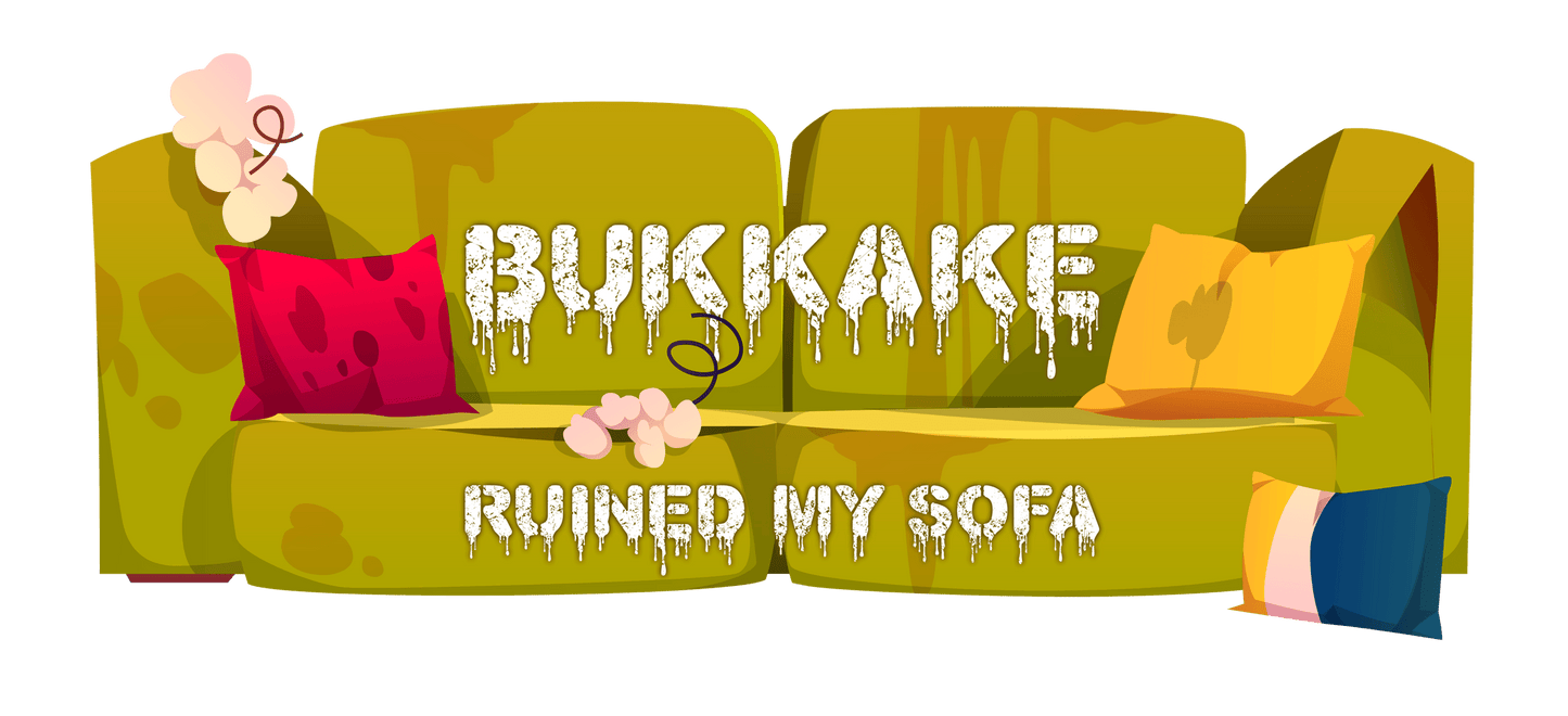 Twisted Gifts' Bukkake Sofa T-Shirt - ruined my sofa.