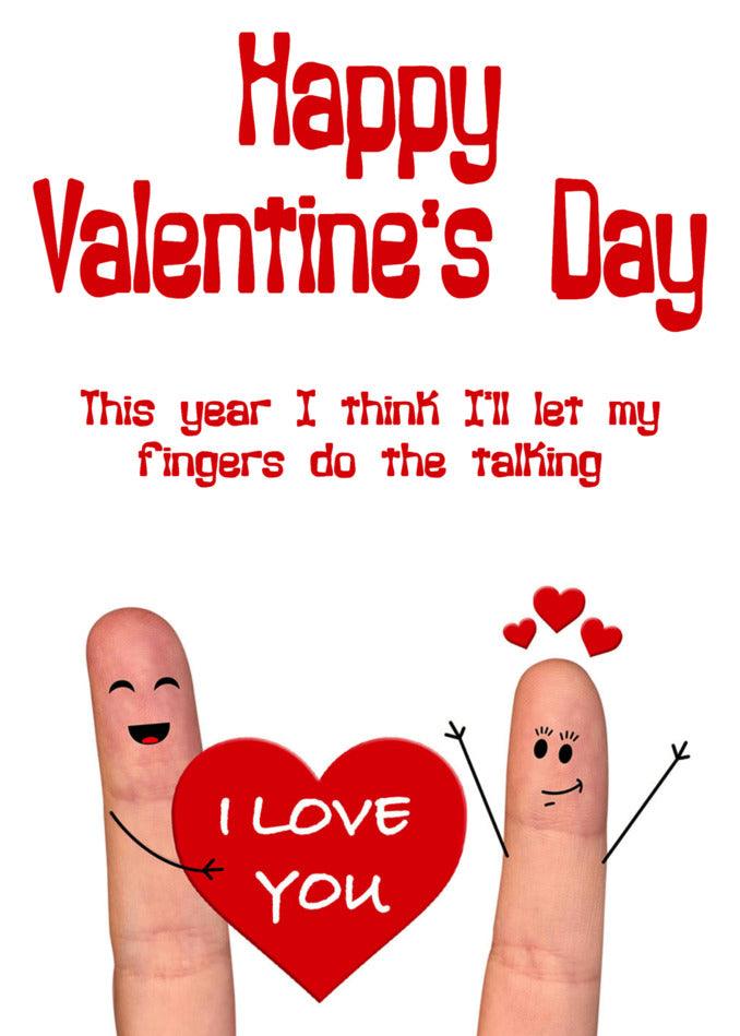 On Valentine's Day, I decided to do something different and humorous. Instead of relying on traditional gifts or cards, I opted for Twisted Gifts - a collection of hilariously unconventional presents, including the Fingers Rude Valentine's Card.