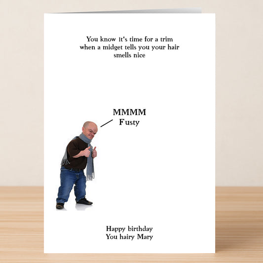 Smells Nice Insulting Birthday Card
