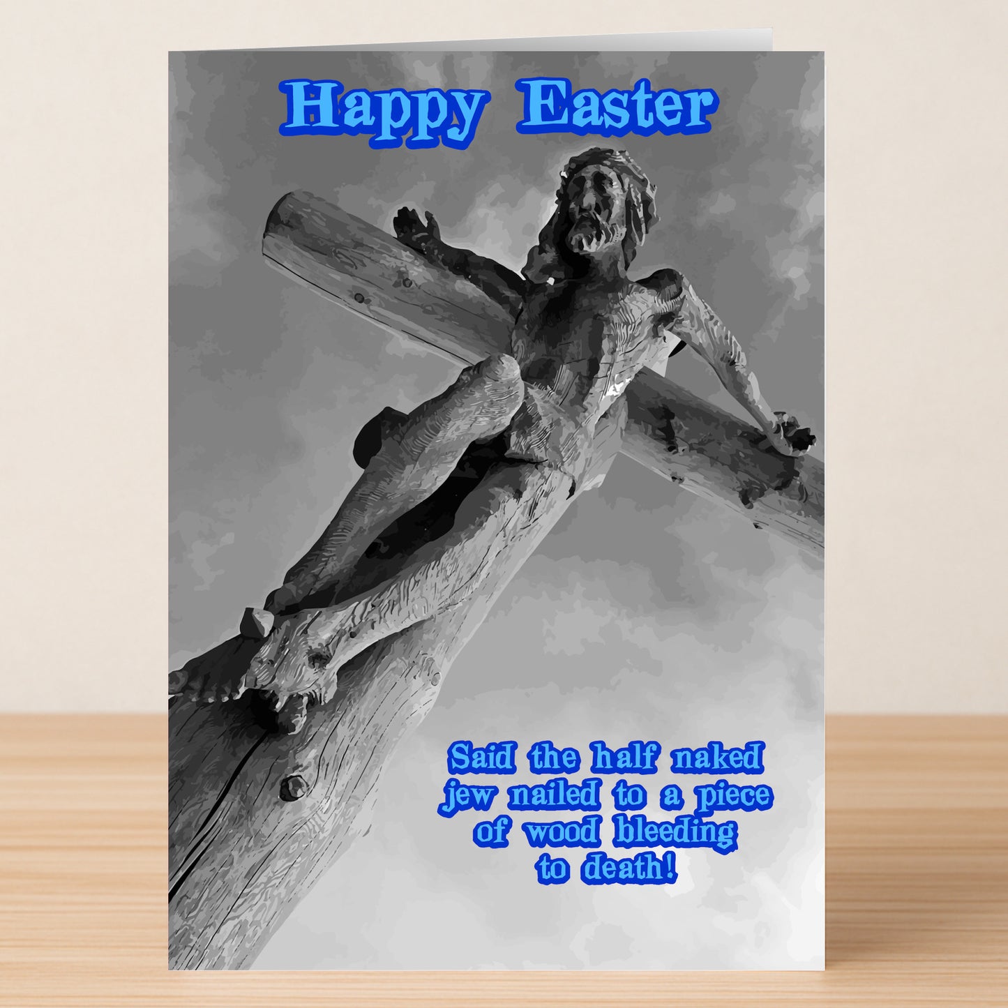 Half Naked Insulting Easter Card