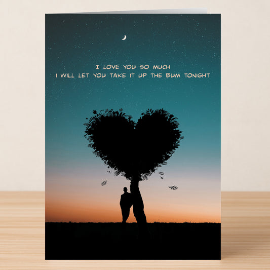 The "I Will Let You Rude Valentine's Card" by Twisted Gifts features witty, playful text and a humorous design perfect for expressing love with a cheeky twist.