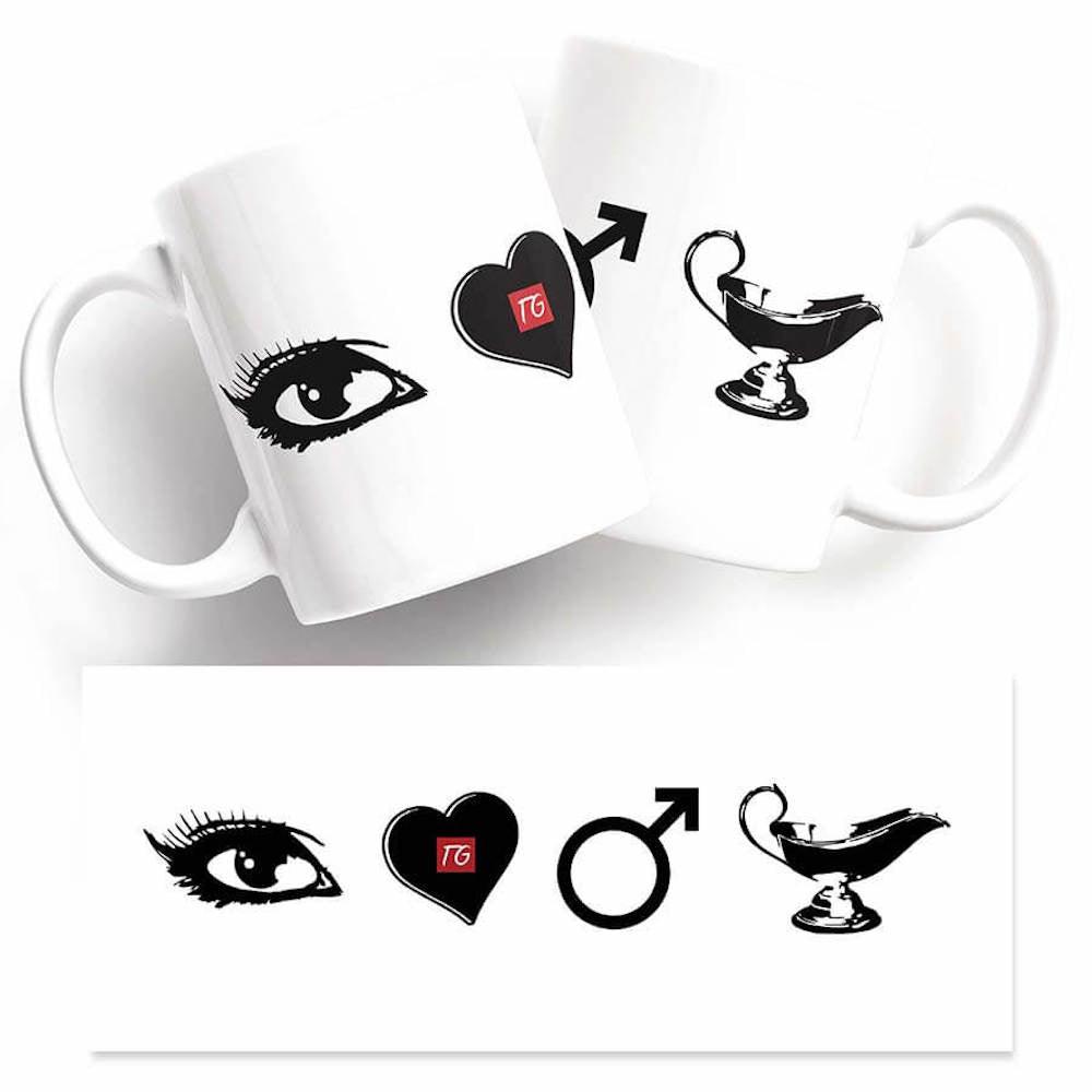 Two Gravy Mugs with a Swan Design from Twisted Gifts.
