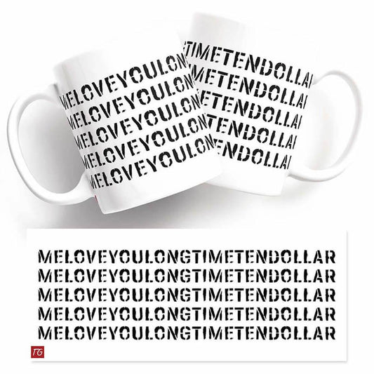 Twisted Gifts presents the perfect coffee mugs to brighten up your mornings - the Long Time Mug collection. These mugs feature a heartfelt message of "I love you forever" and are brought to you by Twisted Gifts.