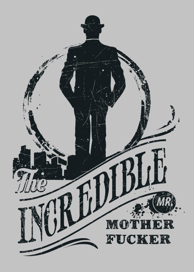 A man in a suit, perfect for a Mr Incredible Insulting Father's Day Card or Twisted Gifts collection.