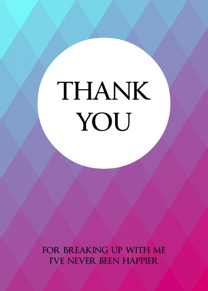 Thank You Card Rude Rude Thank You Cards | UK & Online | Twisted Gifts