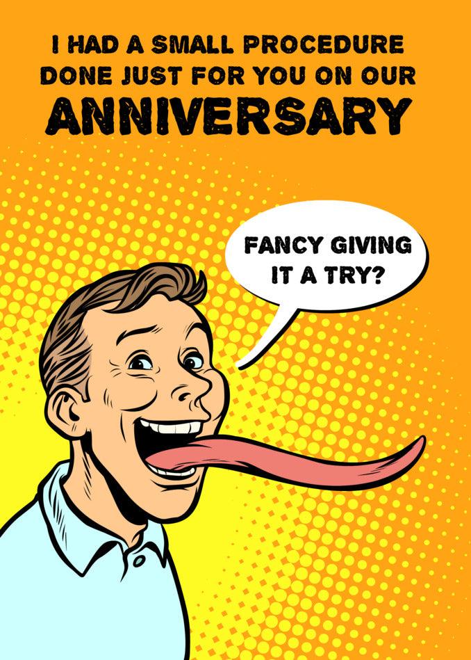 Twisted Gifts offers a Procedure Funny Anniversary Card, perfect for your special occasion. Give it a try!