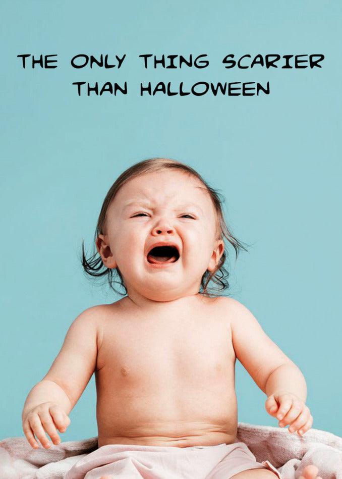 The Scarier Funny Halloween Card from Twisted Gifts is the funniest Halloween card for parents.