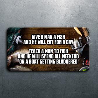 Teach A Man Magnet - Twisted Gifts