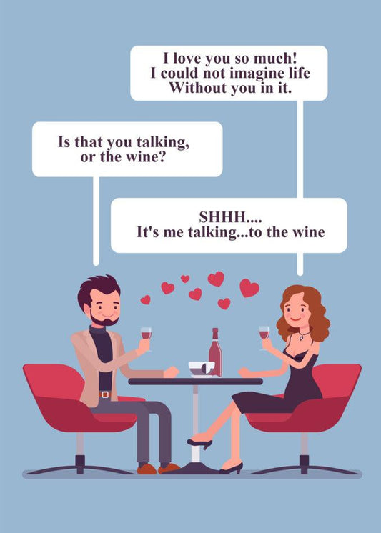 Celebrate Valentine's day with a special someone and surprise them with a heartfelt Twisted Gifts Wine Funny Greeting Card. Show your love and appreciation for the wine lover in your life while enjoying a romantic evening together.