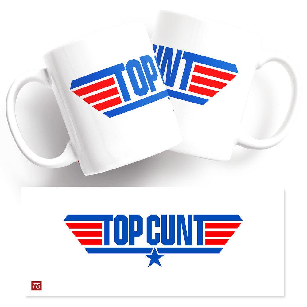 Top Cunt Mug with the word "cunt" on it, manufactured by Twisted Gifts.