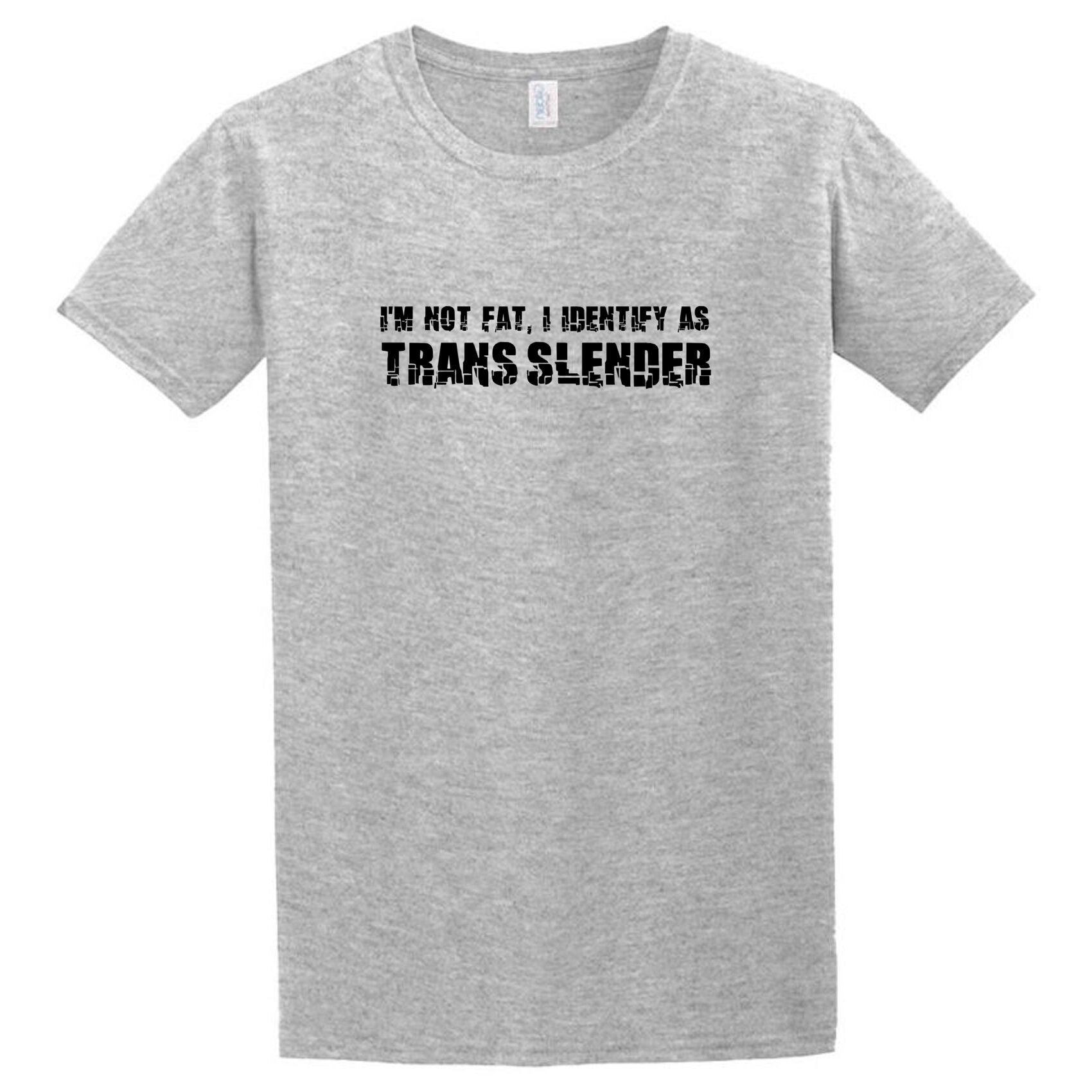 Trans Slender funny t-shirt | grey | uk & online