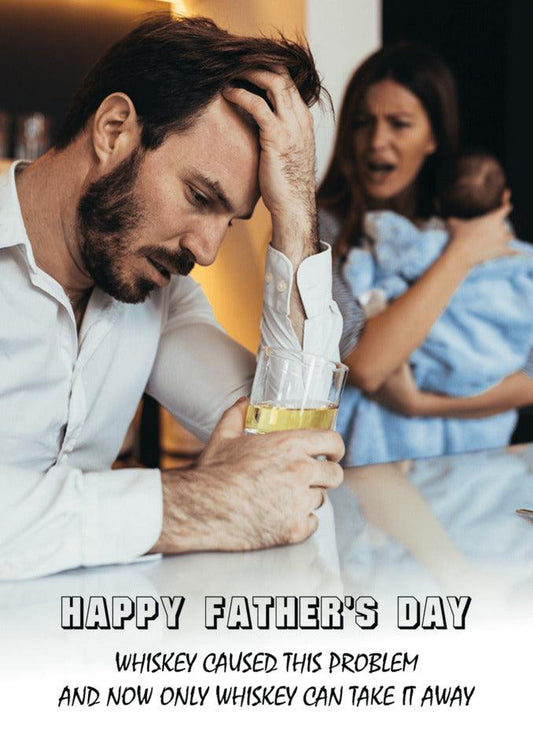 Twisted Gifts' Father's Day Card: Celebrate this special occasion with a twist by treating your dad to a unique and memorable gift. Twisted Gifts' Whiskey Funny Father's Day Card grew this problem, but fear not, as whiskey can also help solve.