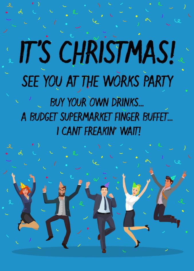 Join us for a twist on the traditional Christmas party at the Twisted Gifts party, filled with Works Party Funny Christmas Cards and festive cheer.