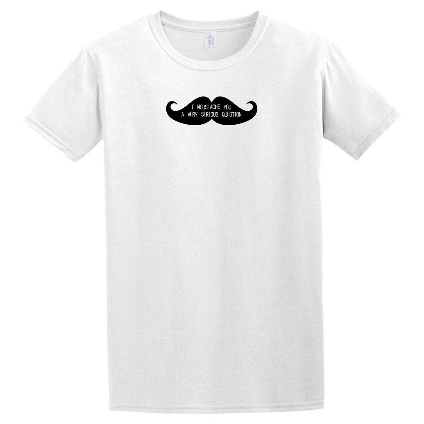 A Moustache T-Shirt from Twisted Gifts with a mustache on it.